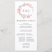 さくらんぼブロッサムリースモノグラム結婚ズ プログラム (裏面)