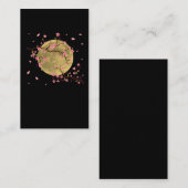 さくらんぼブロッサムーン日本の桜ツリー 名刺 (正面/裏面)