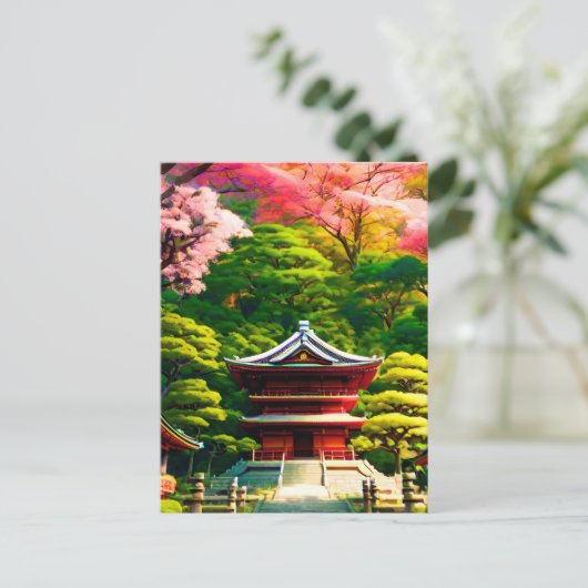 さくらんぼブロッサム寺 ポストカード (スタンド正面)