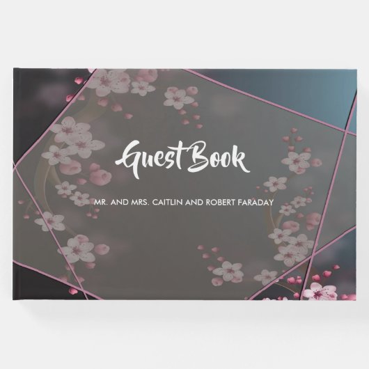 さくらんぼブロッサム幾何学フローラ ゲストブック (正面)