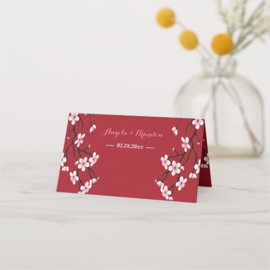 さくらんぼブロッサム座席表 プレイスカード (裏面)