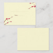 さくらんぼブロッサム座席表 プレイスカード (正面/裏面)