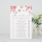 さくらんぼブロッサム彼は彼女はブライダルシャワーゲームを言った (スタンド正面)