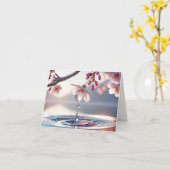 さくらんぼブロッサム悔やみや弔慰ありがとう カード (黄色い花)