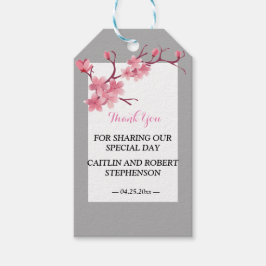 さくらんぼブロッサム感謝していユー ギフトタグ