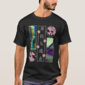 さくらんぼブロッサム日本のストリートウェアメンズウィメンズロフィ Tシャツ (正面)