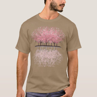 さくらんぼブロッサム日本の桜フォレストヴィンテージ Tシャツ