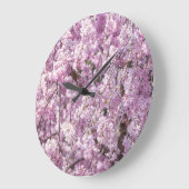 さくらんぼブロッサム春 ラージ壁時計 (傾斜)
