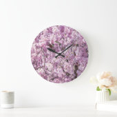 さくらんぼブロッサム春 ラージ壁時計 (ホーム)