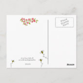 さくらんぼブロッサム枝はがき ポストカード (裏面)