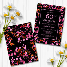 さくらんぼブロッサム桜サプライズブラック誕生日