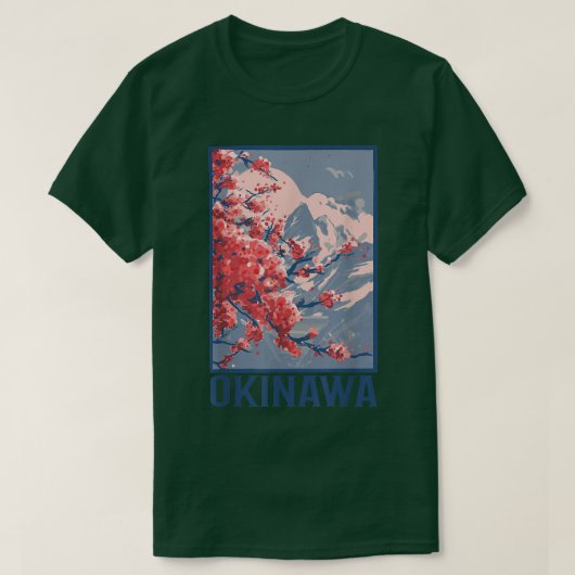 さくらんぼブロッサム沖縄ジャパン Tシャツ (デザイン正面)