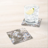 さくらんぼブロッサム紙コースター スクエアペーパーコースター (インサイチュ)