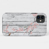 さくらんぼブロッサム素朴な白ヴィンテージ Case-Mate iPhoneケース (裏面(横))