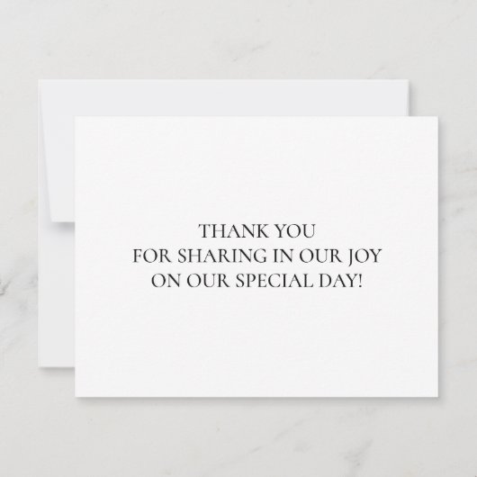 さくらんぼブロッサム結婚ピンクフローラサンキューポス 出欠カード (裏面)