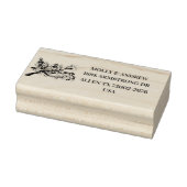 さくらんぼブロッサム結婚フローラ差出人住所 ラバースタンプ (スタンプ)