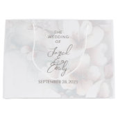 さくらんぼブロッサム結婚ラージ抱き枕 ラージペーパーバッグ (正面)