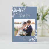 さくらんぼブロッサム結婚写真のサンキューカード サンキューカード (スタンド正面)
