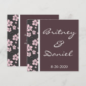 さくらんぼブロッサム結婚式招待状 招待状 (正面/裏面)