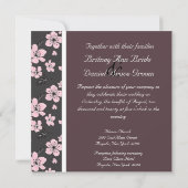 さくらんぼブロッサム結婚式招待状 招待状 (裏面)