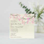 さくらんぼブロッサム結婚式招待状 招待状 (スタンド正面)