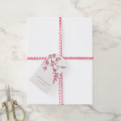 さくらんぼブロッサム結婚開花サンキュー ギフトタグ (より糸付き)