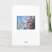 さくらんぼブロッサム誕生日 カード (裏面)