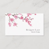 さくらんぼブロッサム開花 | インテリア設計者 名刺 (正面)