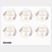 さくらんぼブロッサム21歳の誕生日ありがとうシール ラウンドシール (シート)