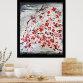 さくらんぼブロッサム2 ポスター (キッチン)