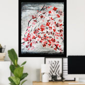 さくらんぼブロッサム2 ポスター (ホームオフィス)