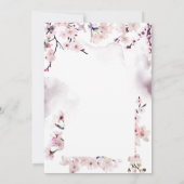 さくらんぼブロッサム30歳の誕生日 招待状 (裏面)