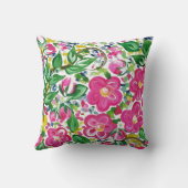 さくらんぼブロッサム – ジプシーガーデンガールコットンピロー クッション (裏面)