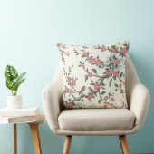 さくらんぼブロッサム&ソンバード装飾用クッション クッション (椅子)