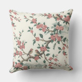 さくらんぼブロッサム&ソンバード装飾用クッション クッション (裏面)