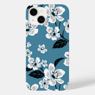 さくらんぼブロッサム – 桜(スモーキーブルー) Case-Mate iPhone 14ケース