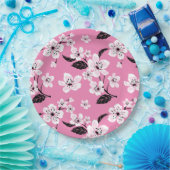 さくらんぼブロッサム – 桜（ライトピンク） ペーパープレート (パーティー)