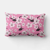 さくらんぼブロッサム – 桜（ライトピンク） ランバークッション (裏面)