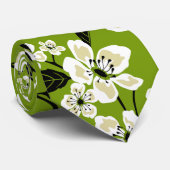 さくらんぼブロッサム – 桜(抹茶グリーン) ネクタイ (ロール)