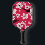 さくらんぼブロッサム – 桜(赤) ピックルボールラケット<br><div class="desc">さくらんぼブロッサム – 赤の桜。著作権:ケリー・ヒロナカ第3デザイン</div>