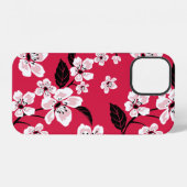 さくらんぼブロッサム – 桜（赤） iPhoneケース (裏面横)