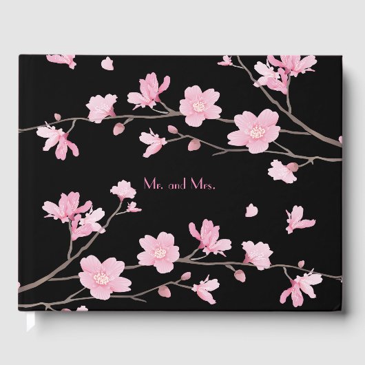 さくらんぼブロッサム – 黒 ゲストブック (正面)