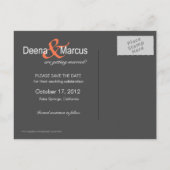 さくらんぼブロッサムBella日付写真を保存 案内ポストカード (裏面)