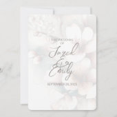 さくらんぼブロッサムQRコード結婚式招待状 招待状 (正面)