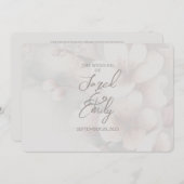 さくらんぼブロッサムQRコード結婚式招待状 招待状 (正面/裏面)