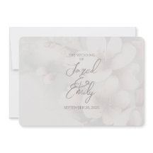 さくらんぼブロッサムQRコード結婚式招待状