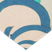 さくらんぼブロッ日本のソムフローラプリント ショートテーブルランナー (コーナー)