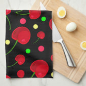 さくらんぼプラス キッチンタオル (四つ折り)