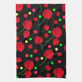 さくらんぼプラス キッチンタオル (縦)