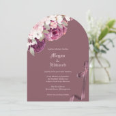 さくらんぼプラムバラ 招待状 (スタンド正面)